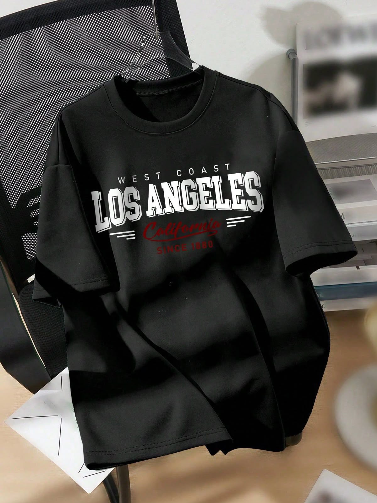 trendy boys’ summer casual t shirt – letter print, short sleeve, soft & breathable