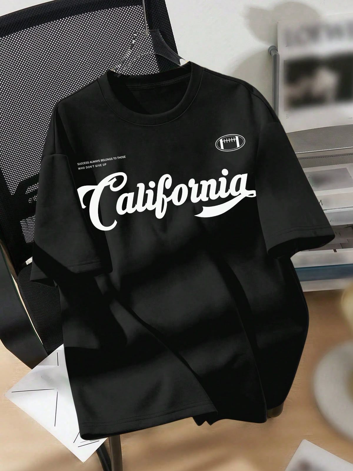 trendy boys’ summer casual t shirt – letter print, short sleeve, soft & breathable