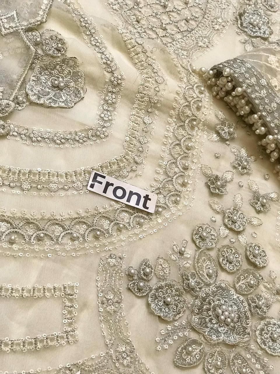 maria b chiffon suit 2025 – heavy embroidered 3pc unstitched dress