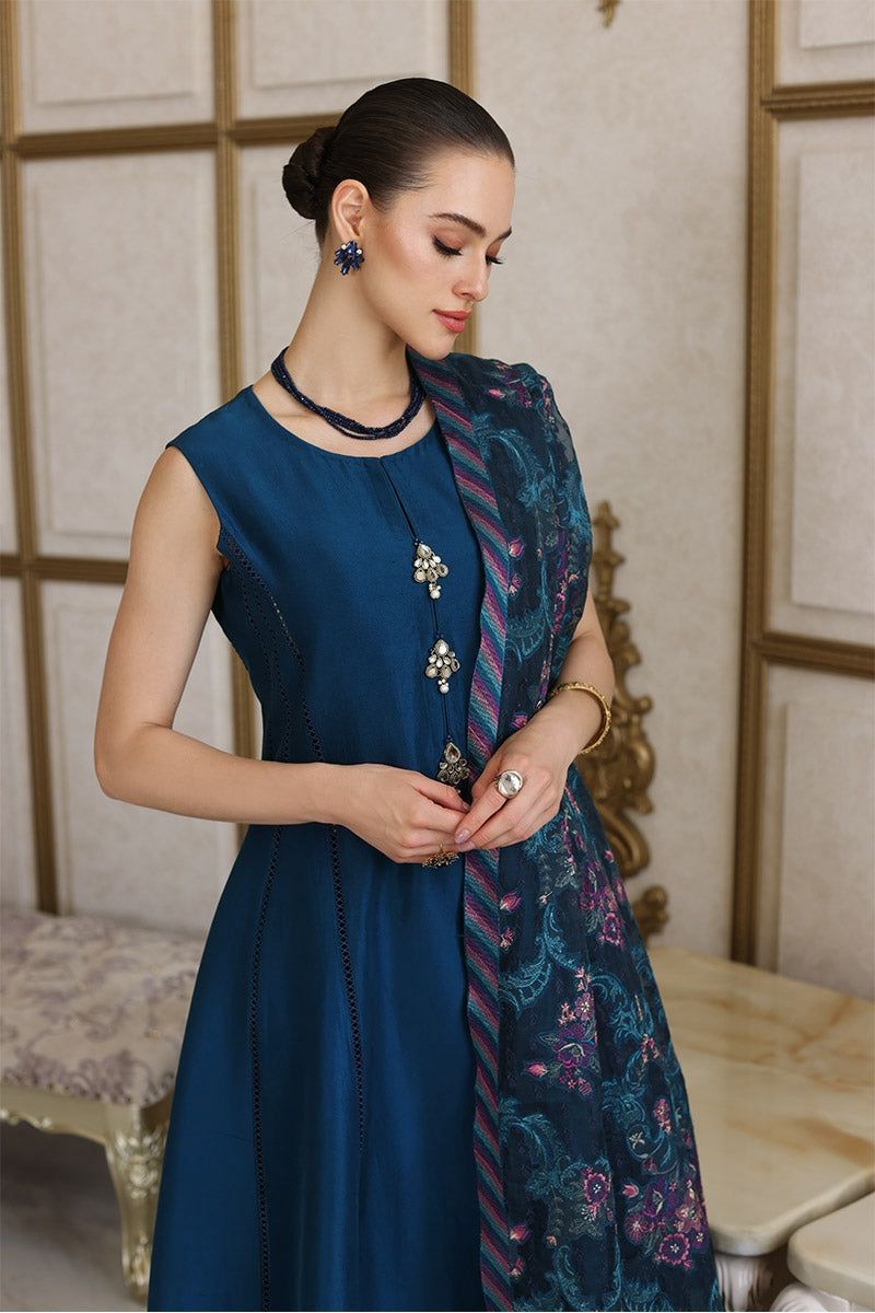 bareeze winter collection 2025 – dhanak 3pc suit with embroidered shawl