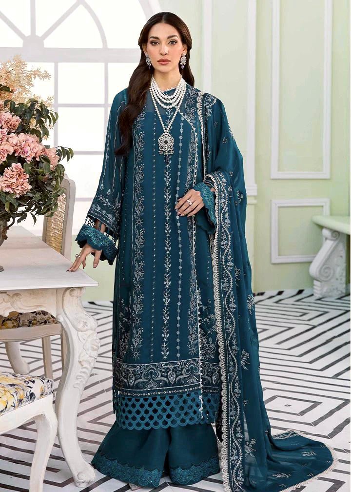 seran winter 2025 hit code 7195 – 3pc dhanak embroidered suit with shawl
