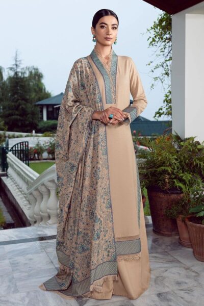 Bareeze 3PC Outfit with Embroidered Shawl – Winter Collection