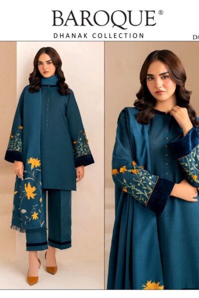 Jazmin Winter 2025 Dhanak Embroidered Suit