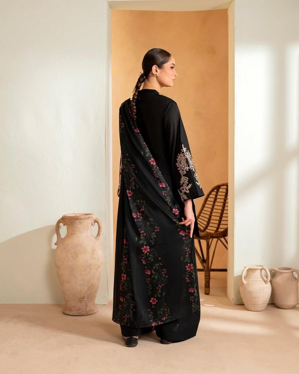 iznik winter collection 2025/26 – premium 3pc dhanak embroidered suit