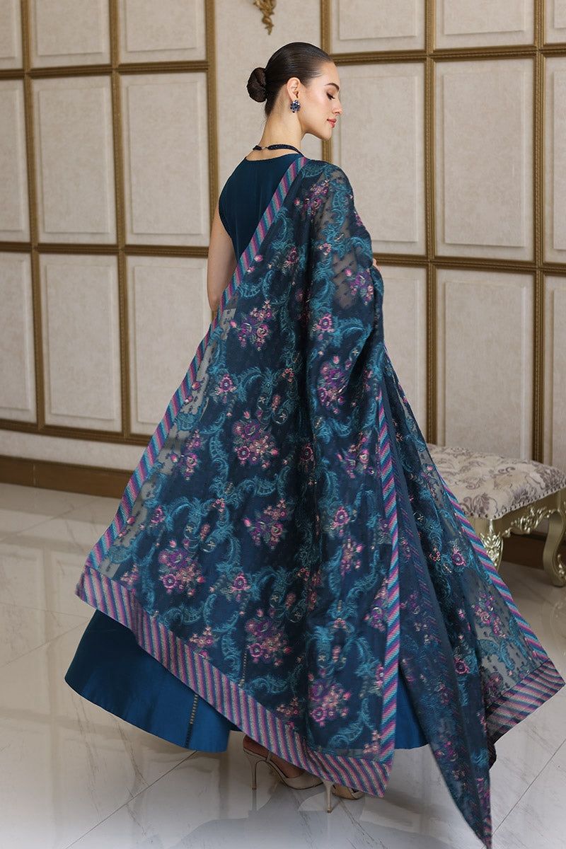 bareeze winter collection 2025 – dhanak 3pc suit with embroidered shawl