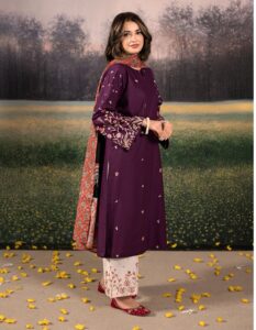 Urge 3PC- Dhanak with Pashmina Wool Shawl
