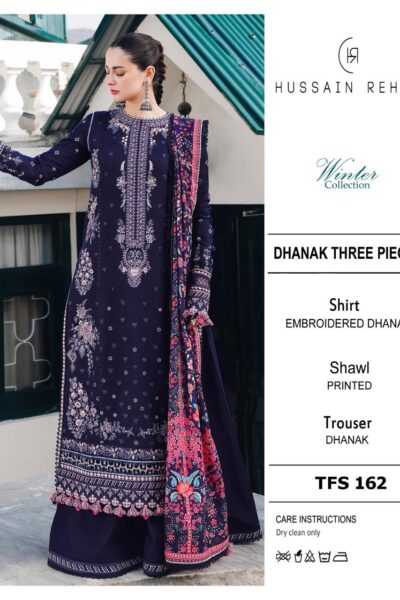 libas winter collection 2025 – dhanak embroidered 3pc suit with embroidered shawl (code 3202)