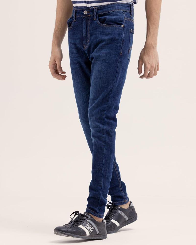 men's stitched denim plain jeans | premium qualit