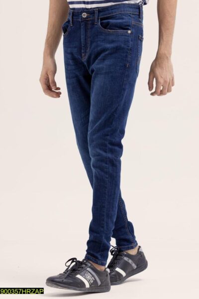 men's stitched denim plain jeans | premium qualit