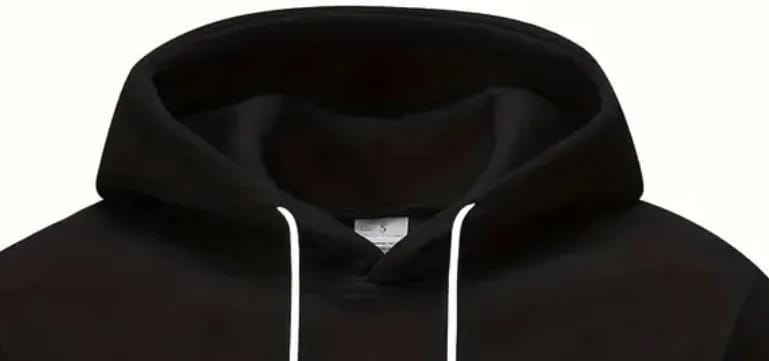 men’s color block fleece hoodie